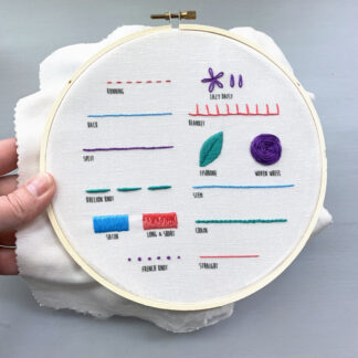 Stitch Sampler Beginner Embroidery Kit
